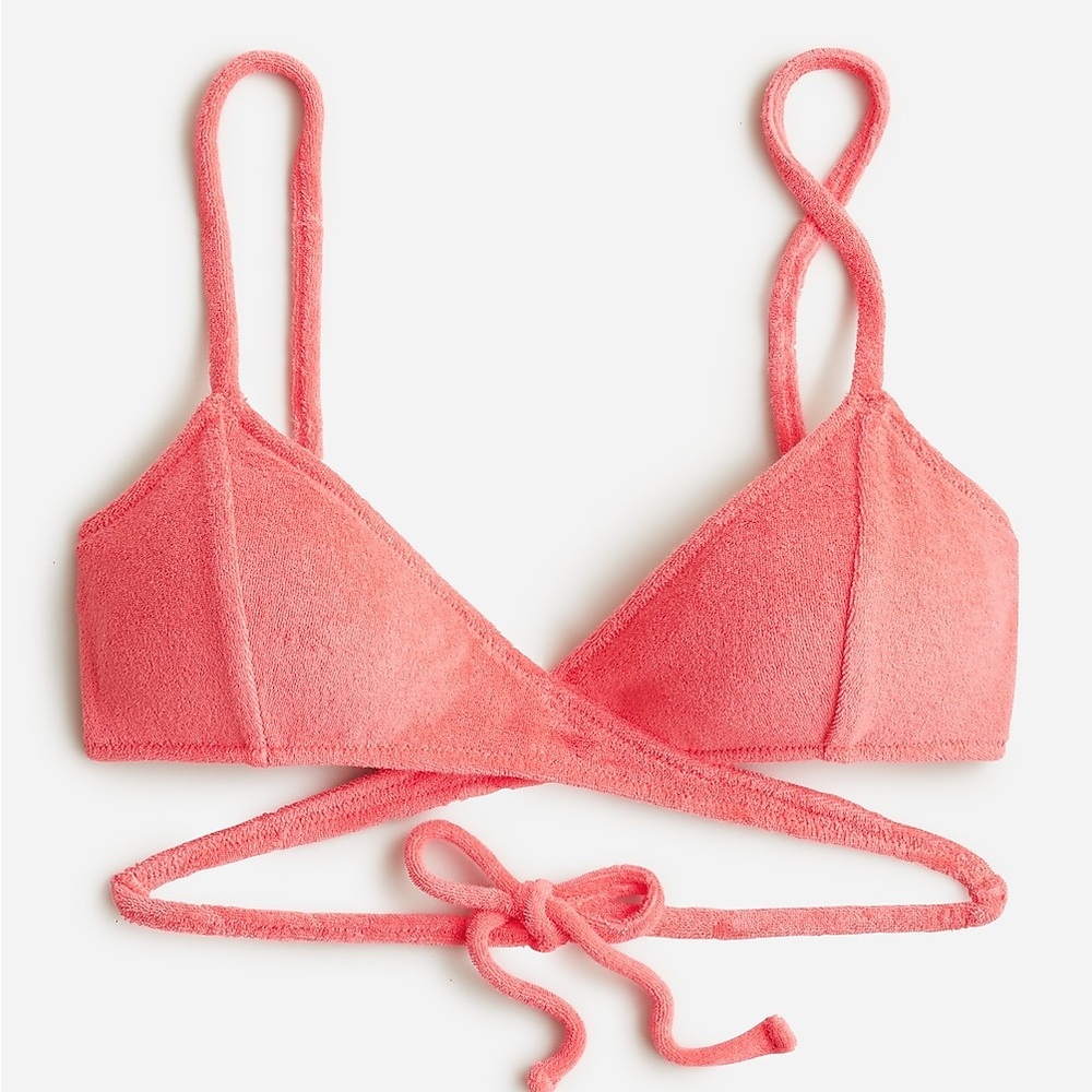 NWOT J. Crew terrycloth high waisted bikini - Picture 2 of 5